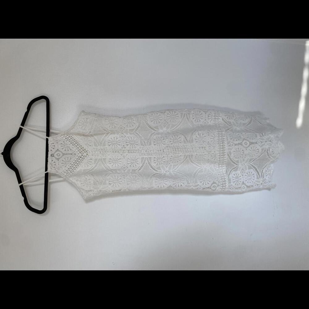 J.O.A. - Los Angeles white lace dress, size S